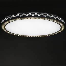 Lámpara de techo empotrada de cristal, moderna y contemporánea, de metal, de 90 a 265 V.