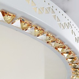 Lámpara de techo empotrada de cristal, moderna y contemporánea, de metal, de 90 a 265 V.