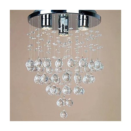 Lámpara empotrada de cristal de 3 luces Lámpara empotrada de cristal de 3 luces
