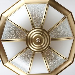 Lámpara de techo de cristal moderna contemporánea tradicional clásica de metal