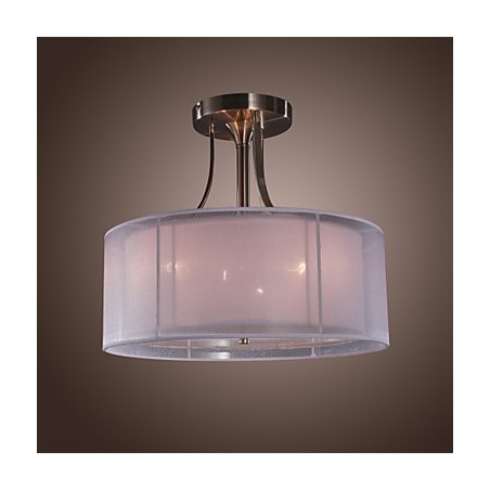 Lámpara empotrada moderna de acrílico con diseño cilíndrico de 3 luces