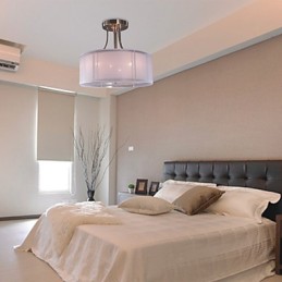 Lámpara empotrada moderna de acrílico con diseño cilíndrico de 3 luces