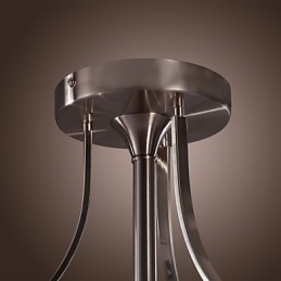 Lámpara empotrada moderna de acrílico con diseño cilíndrico de 3 luces