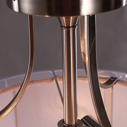 Lámpara empotrada moderna de acrílico con diseño cilíndrico de 3 luces