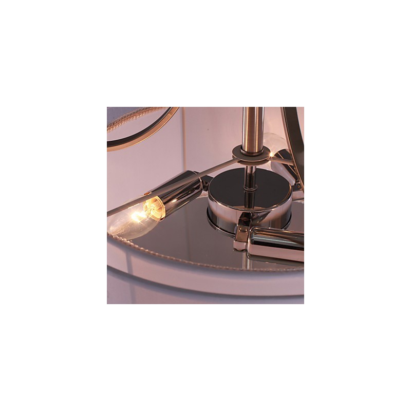 Lámpara empotrada moderna de acrílico con diseño cilíndrico de 3 luces