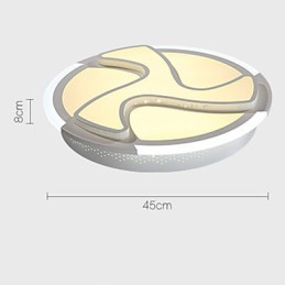 Lámpara de techo moderna contemporánea de metal