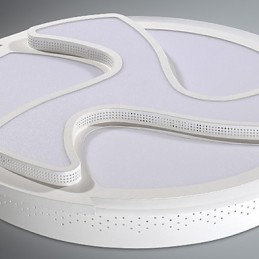 Lámpara de techo moderna contemporánea de metal