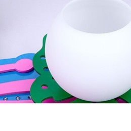 Lámpara de techo moderna contemporánea de madera y bambú