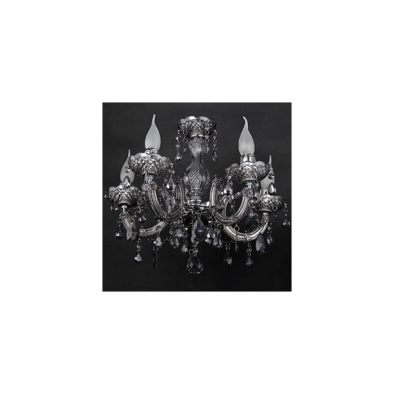 Lámpara de techo moderna contemporánea de cristal y metal