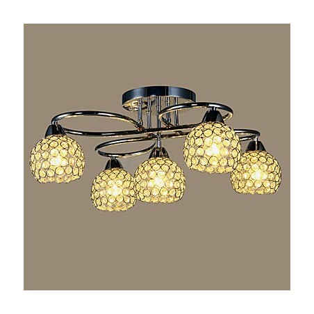 Lámparas de techo 5 luces simples modernas artísticas