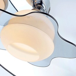 Lámpara de techo moderna empotrada de 5 luces de metal contemporáneo