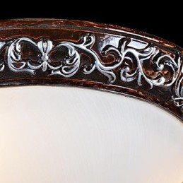 Lámpara de techo de cristal, resina, talla plateada, estilo clásico europeo