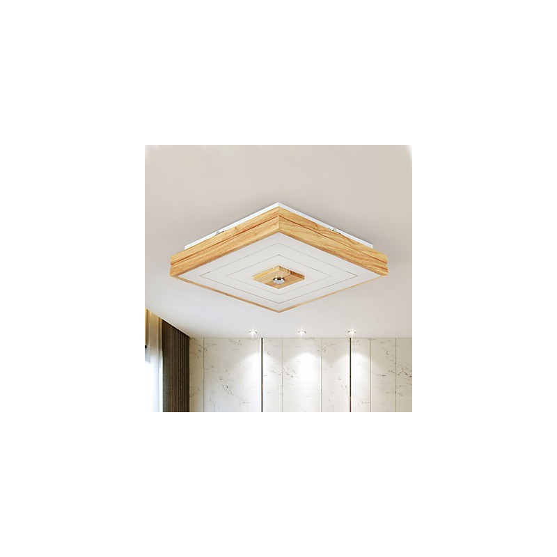 Cuadro moderno contemporáneo de estilo mini, de madera y bambú, montaje empotrado