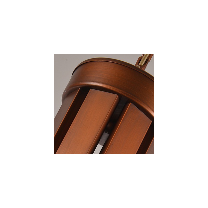 Lámpara de araña de metal con pintura tradicional clásica retro en miniatura