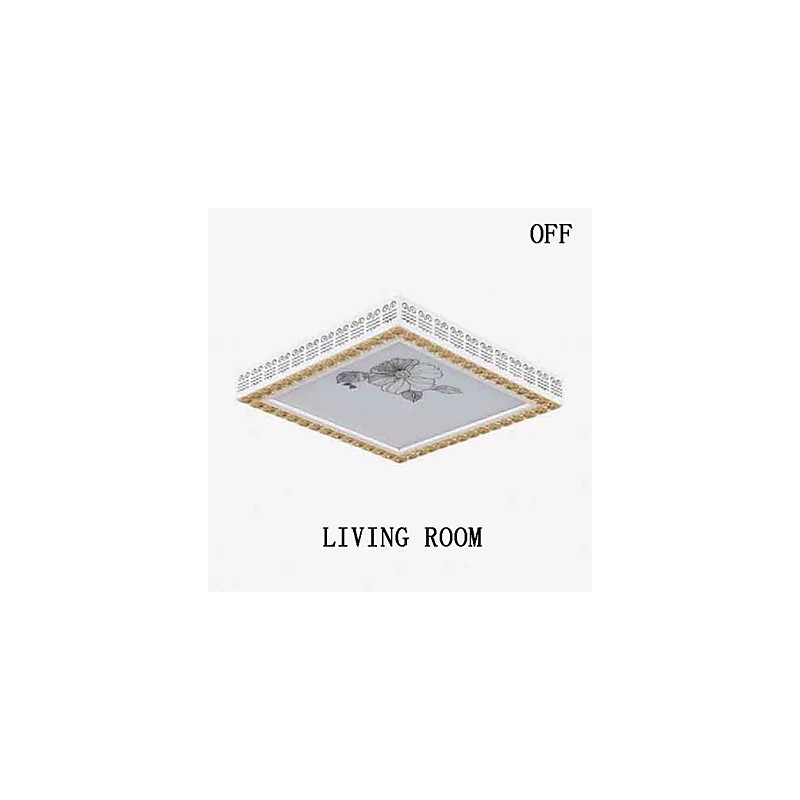 Lámpara de techo moderna contemporánea de metal