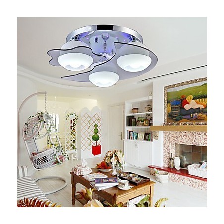 Lámpara empotrada de 3 luces, moderna, de estilo contemporáneo, de acero inoxidable blanco. Lámpara empotrada de 3 luces, moderna, de estilo contemporáneo, de acero inoxidable blanco.