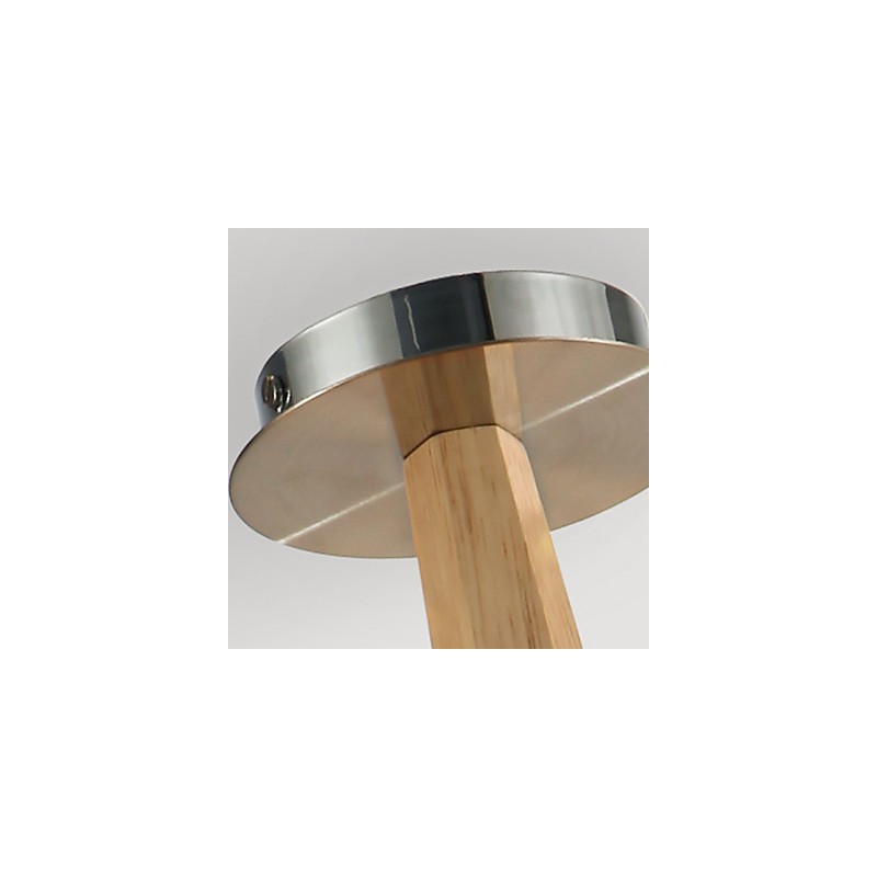 Lámpara empotrada estilo mini moderna contemporánea de madera