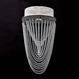 Lámpara de techo de cristal de lujo