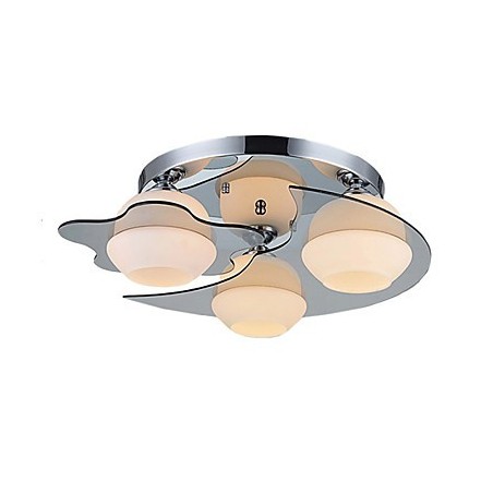 Lámpara de techo moderna empotrada de 3 luces de metal contemporáneo Lámpara de techo moderna empotrada de 3 luces de metal contemporáneo