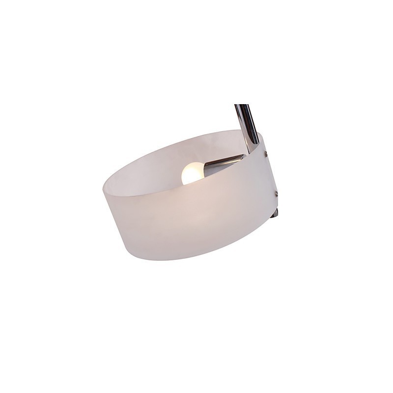 Lámpara de techo moderna contemporánea de 3 luces de metal con montaje empotrado