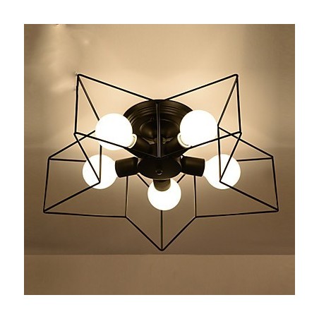 Lámpara de techo moderna personalizada con iluminación de estrella de cinco puntas para vivienda infantil Lámpara de techo moderna personalizada con iluminación de estrella de cinco puntas para vivienda infantil