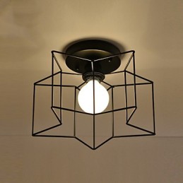 Lámpara de techo moderna personalizada con iluminación de estrella de cinco puntas para vivienda infantil