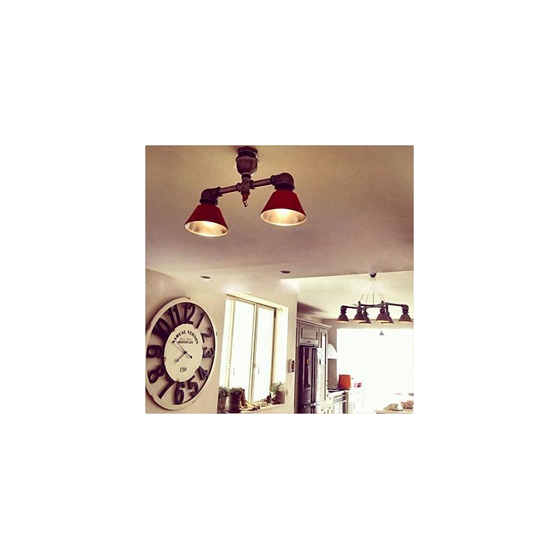 Focos de metal estilo country vintage