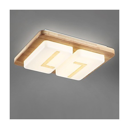 Lámpara empotrada estilo mini moderna contemporánea de madera Lámpara empotrada estilo mini moderna contemporánea de madera