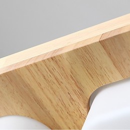 Lámpara empotrada estilo mini moderna contemporánea de madera