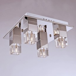 Lámpara empotrada de estilo mini, moderna y contemporánea, de metal.