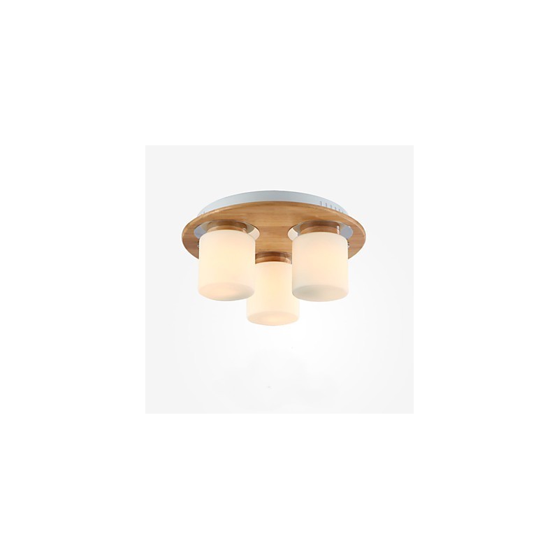 Lámparas de techo modernas de madera originales de alto brillo estilo rústico