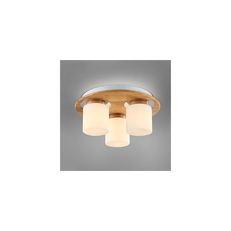 Lámparas de techo modernas de madera originales de alto brillo estilo rústico