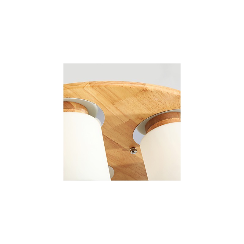 Lámparas de techo modernas de madera originales de alto brillo estilo rústico