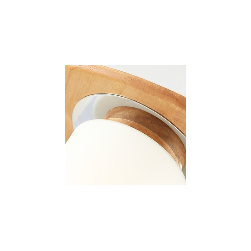 Lámparas de techo modernas de madera originales de alto brillo estilo rústico