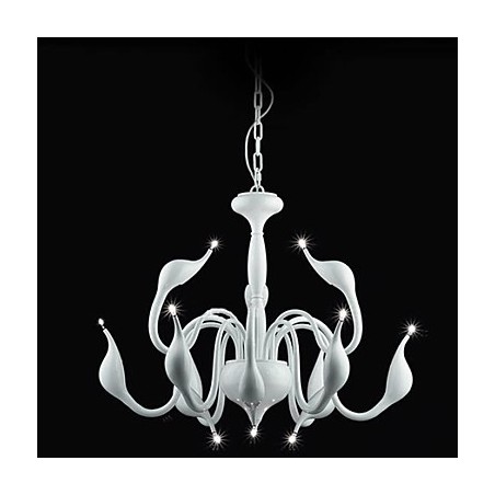 Lámpara colgante de araña de metal con pintura contemporánea moderna Lámpara colgante de araña de metal con pintura contemporánea moderna