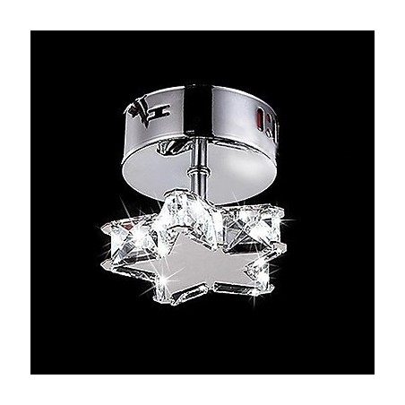 Lámpara de techo moderna y contemporánea de cristal y metal Lámpara de techo moderna y contemporánea de cristal y metal