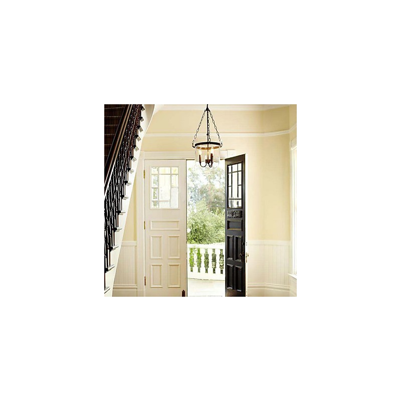 Lámpara de araña tradicional clásica vintage estilo mini galvanizada