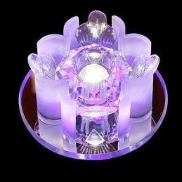 Lámpara de techo moderna y contemporánea de cristal y metal