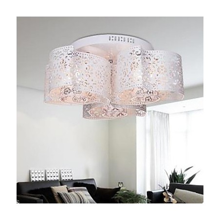Lámpara redonda de hierro forjado Luz de cúpula con absorción de viento cálido 3 Lámpara redonda de hierro forjado Luz de cúpula con absorción de viento cálido 3