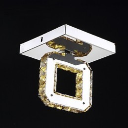 Lámpara de techo moderna contemporánea de cristal y metal