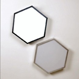 Lámpara de luces de geometría hexagonal con luz de domo absorbente