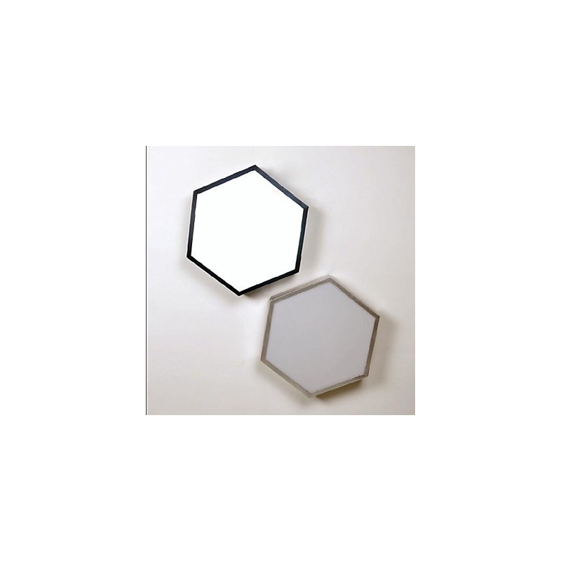 Lámpara de luces de geometría hexagonal con luz de domo absorbente