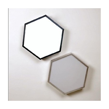 Lámpara de luces de geometría hexagonal con luz de domo absorbente