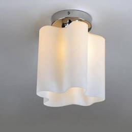 Faros y linternas Nubes de vidrio Absorben la luz de la cúpula Lámpara colgante