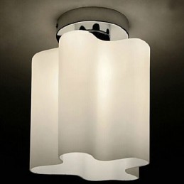 Faros y linternas Nubes de vidrio Absorben la luz de la cúpula Lámpara colgante