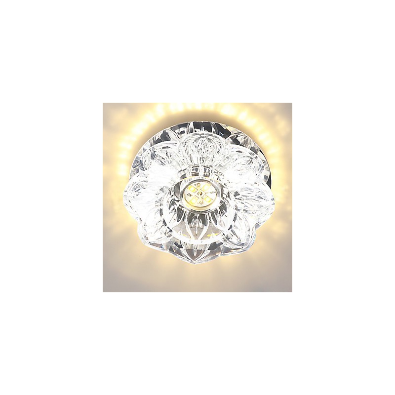 Lámparas de techo de cristal pequeñas modernas, iluminación de lámpara simple garantizada