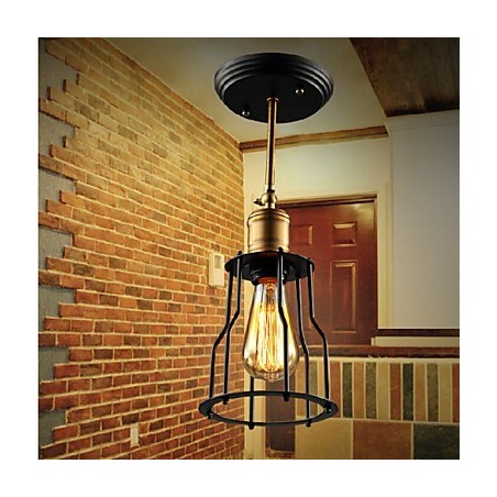 Lámpara empotrada tradicional clásica rústica estilo cabaña vintage retro estilo campestre metal Lámpara empotrada tradicional clásica rústica estilo cabaña vintage retro estilo campestre metal