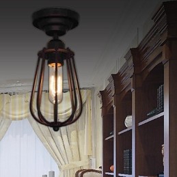 Lámparas de techo 1 luz retro elegante artística MS 86263