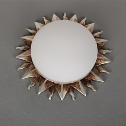 26*8CM Arte de dibujos animados contemporáneo y contraído Girasoles absorben la luz de la cúpula