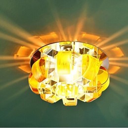 Lámpara de cristal SMD de 12 x 4,5 cm con tubo creativo, foco de luz de cúpula absorbente